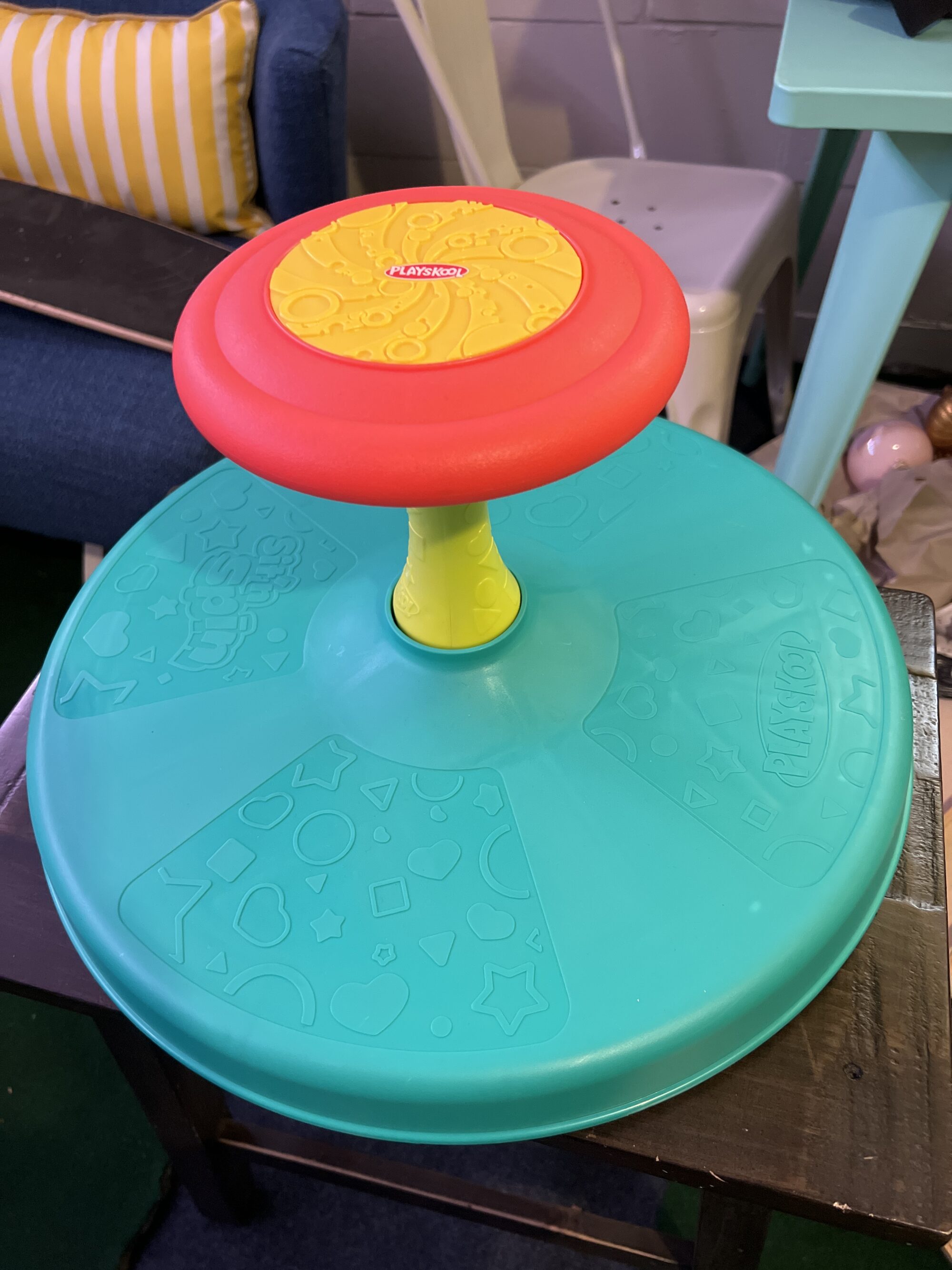 playskool-blue-sit-n-spin-sit-and-spin-working-in-great-cond-etsy